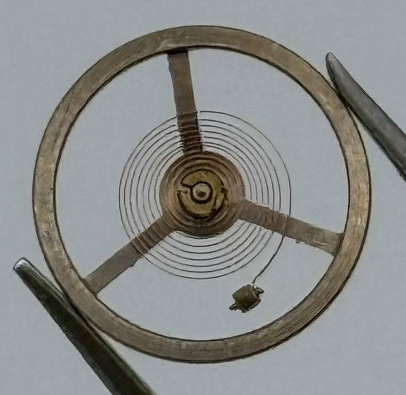 Ebosa 65 Balance Wheel Complete And Spring 12½’’’ 942 Watch Movement Parts NOS