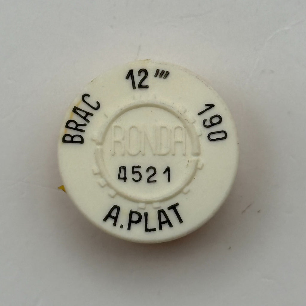 Brac 190 Balance Wheel Complete And Spring 12’’’ 4521 Watch Movement Parts NOS