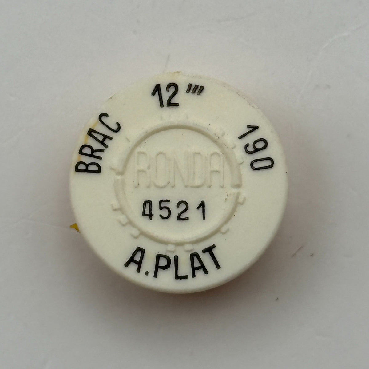 Brac 190 Balance Wheel Complete And Spring 12’’’ 4521 Watch Movement Parts NOS