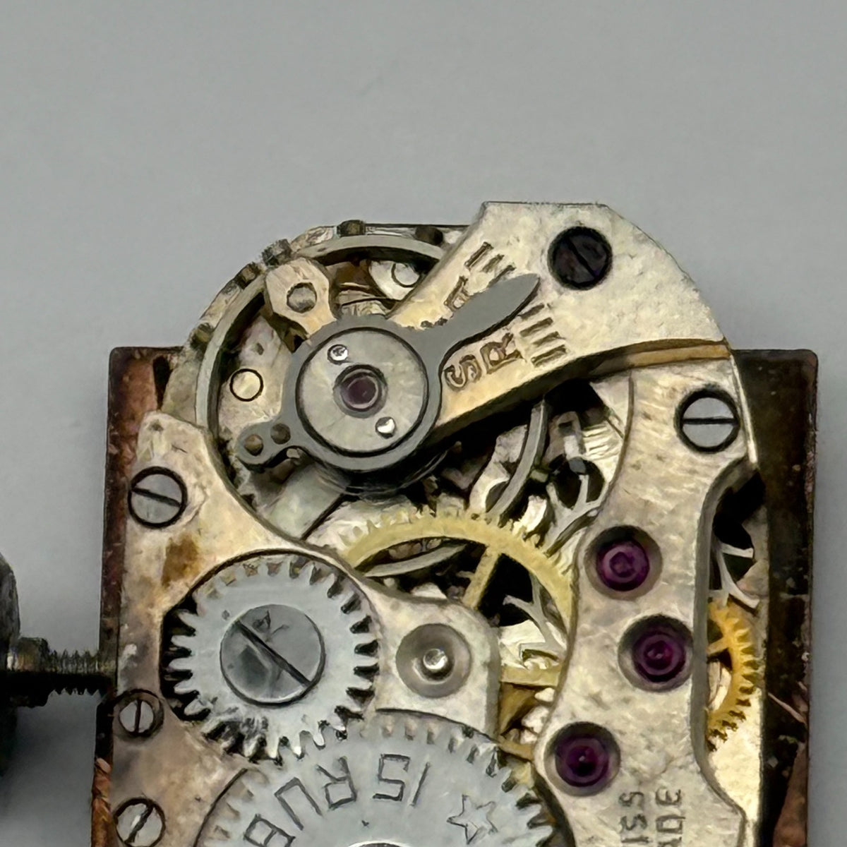 Lanco Langendorf 524 Watch Movement Running Ladies Swiss 15 Rubis Parts 12.7mm