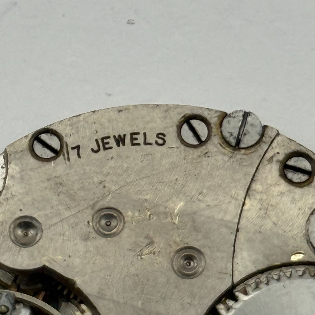 Freeman’s Non Magnetic Pocket Watch Movement Open Face Sub Seconds Parts 37.9mm