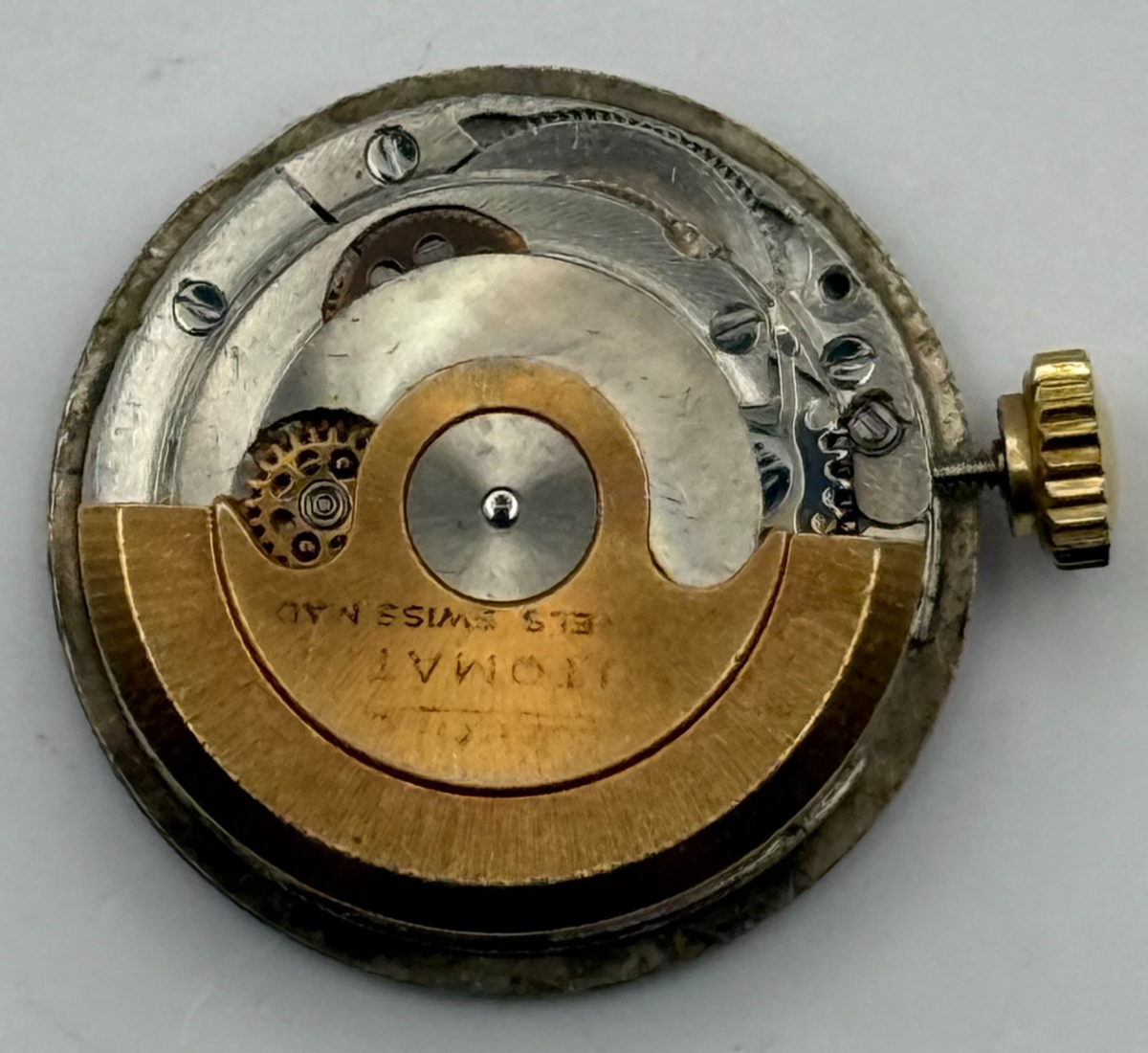 MST 473 Watch Movement Roamer Ladies Date Running Automatic Vintage Parts 17.3mm