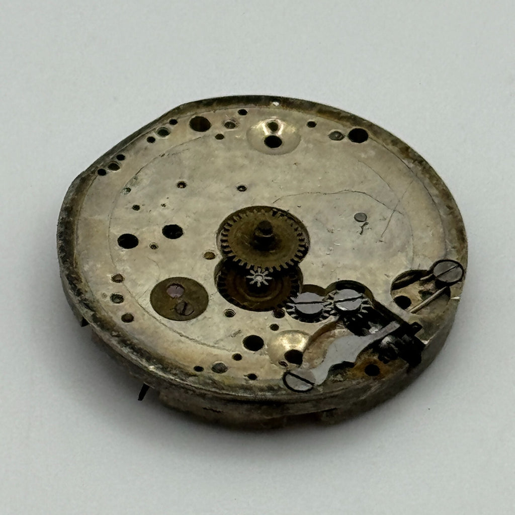 Pistol Watch Movement Vintage Swiss Manual Wind Parts Repair 23.6mm