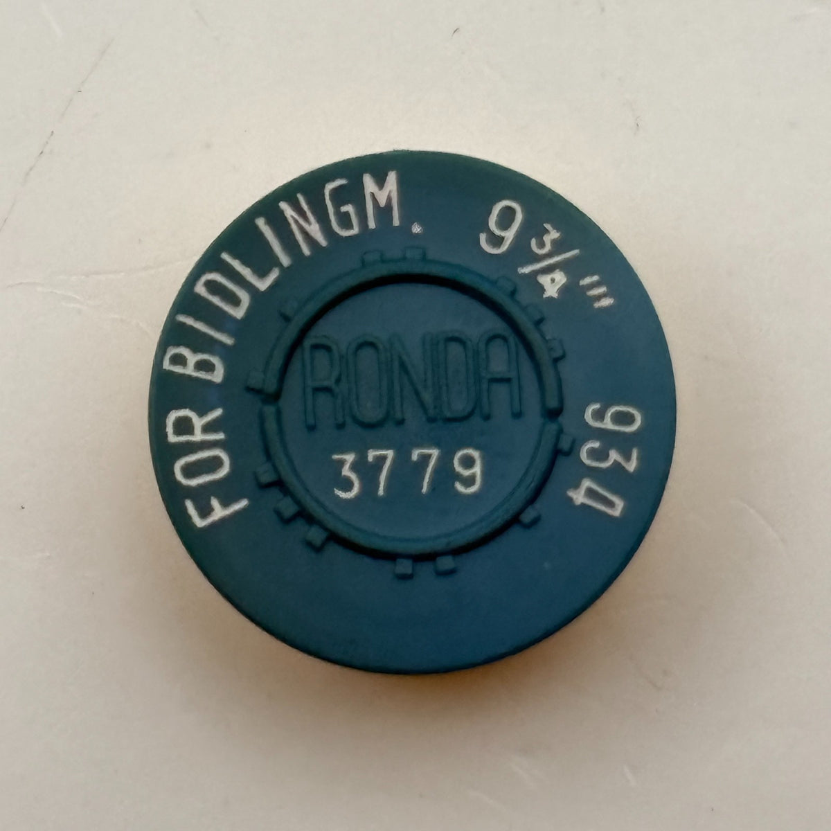 Bidlingmaier 934 Balance Wheel Complete And Spring 9¾’’’ 3779 Watch Parts