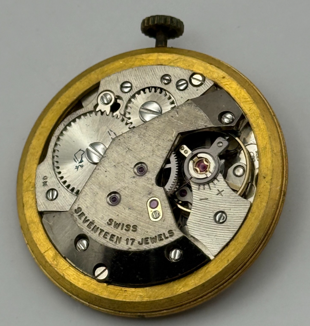 AS 1795 Watch Movement - A. Schild 1795 Rotary - For Parts / Repair - 30.6mm