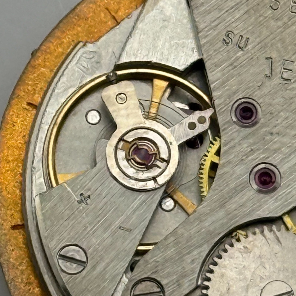 Poljot 2614.2H Watch Movement Sekonda Soviet 17 Jewels Manual Wind Parts 26.4mm