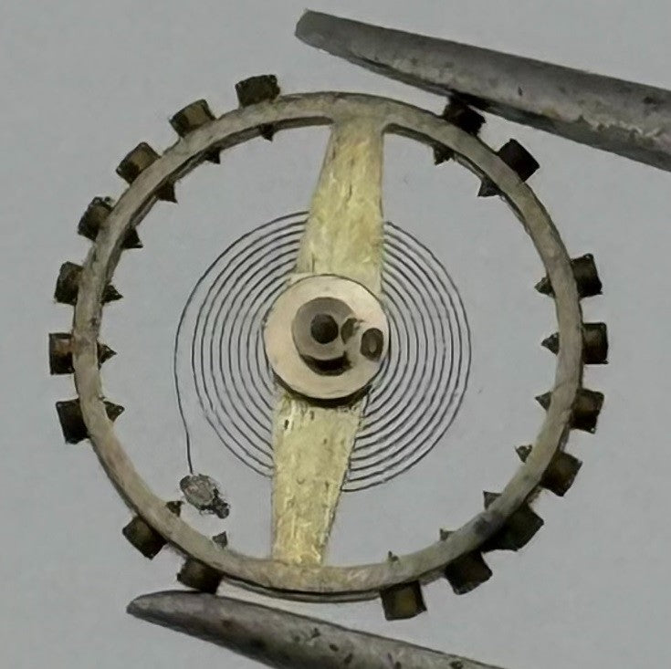 FHF 60 Balance Wheel Complete And Spring 6¾-8’’’ 200 M Watch Movement Parts NOS