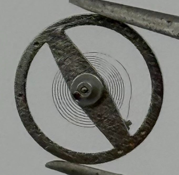 RL 9013 9031 Balance Wheel Complete And Spring 1803 M Watch Movement Parts NOS