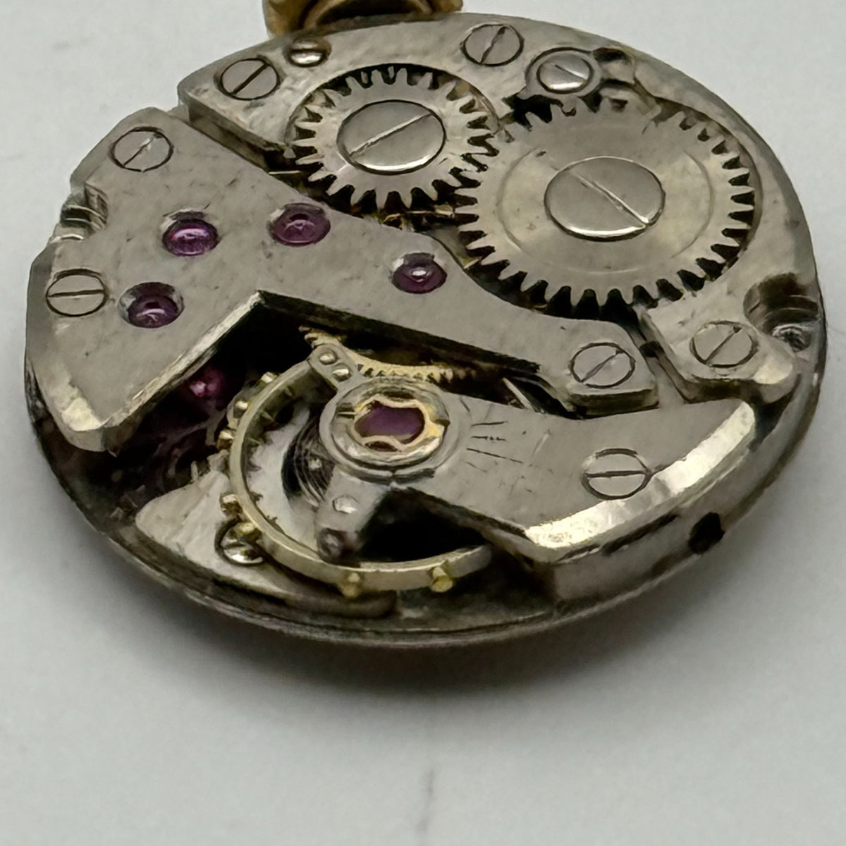 FHF 34 Watch Movement Gigandet Incabloc 17 Rubis Ladies Manual Wind Parts 17.4mm