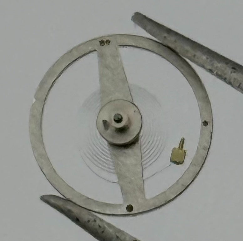 Ebosa 52 Balance Wheel Complete And Spring 5¼''' Renata 130 Watch Movement Parts