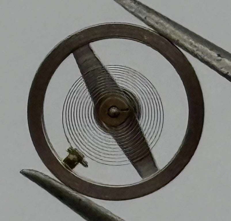 BFG 910 PL Balance Wheel Complete And Spring Renata 825 Watch Movement Parts NOS
