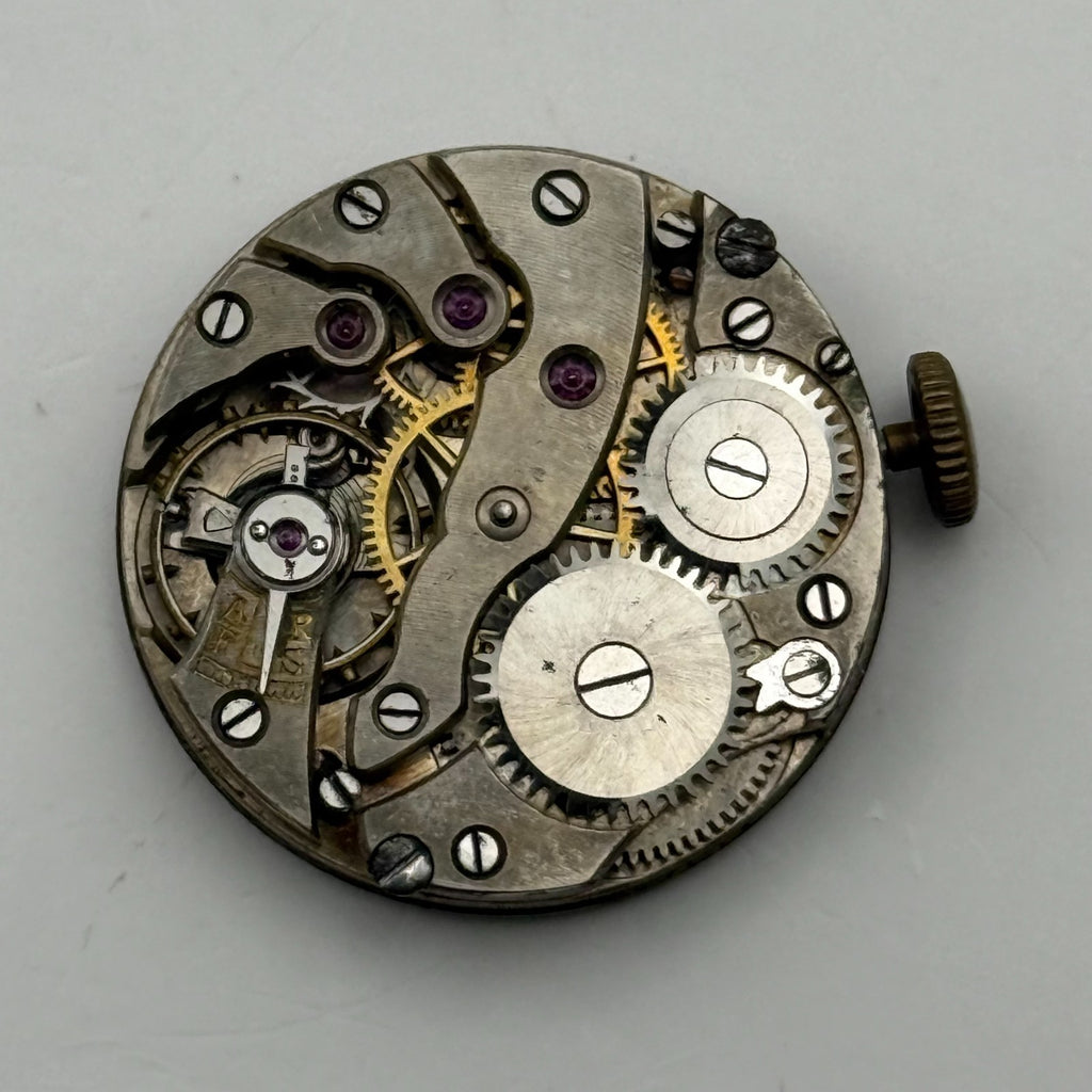Bulla Watch Movement 17 Rubis Antimagnetic Manual Wind Vintage Parts Repair 22mm