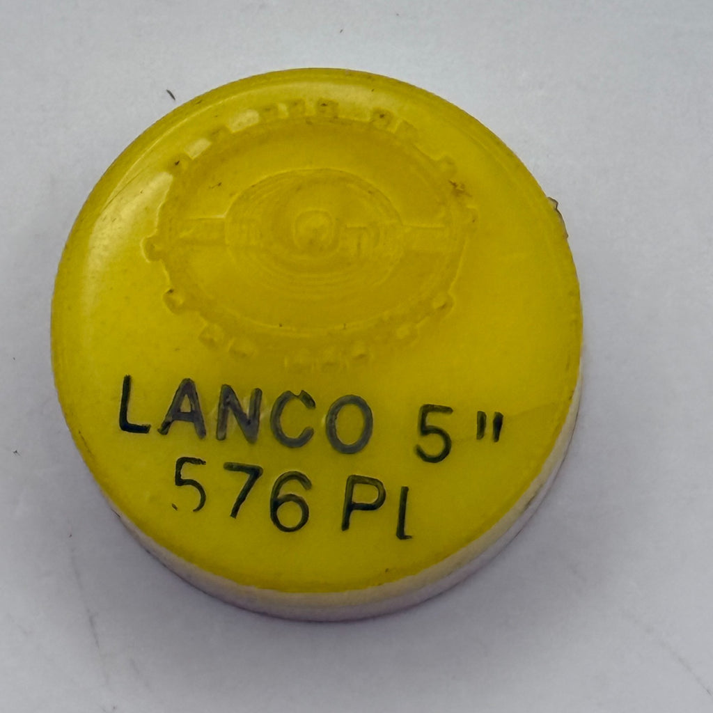Lanco Langendorf 576 Balance Wheel Complete And Spring  5’’’ PL Watch Parts NOS