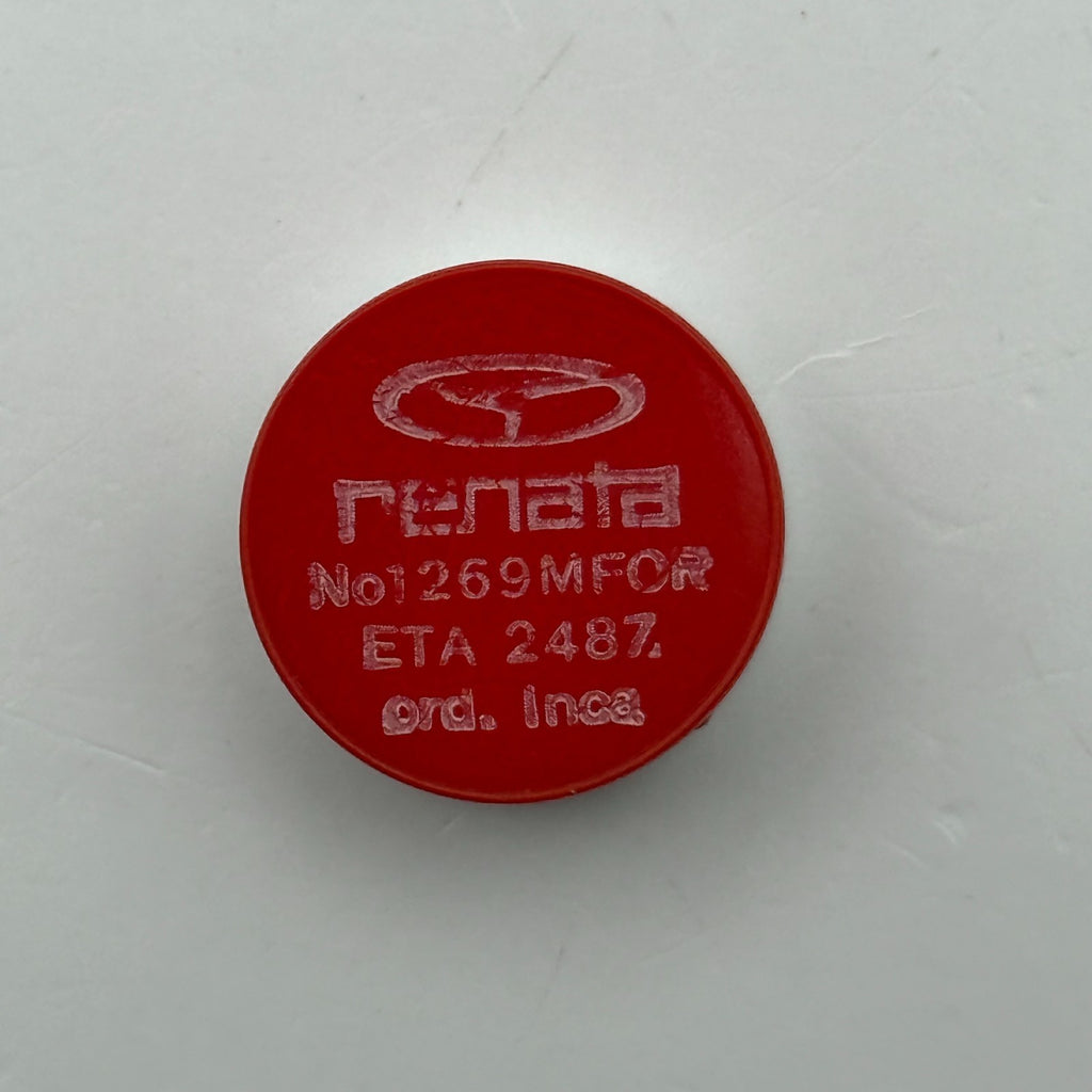 ETA 2487 Balance Wheel Complete And Spring Renata 1269 Watch Movement Parts NOS