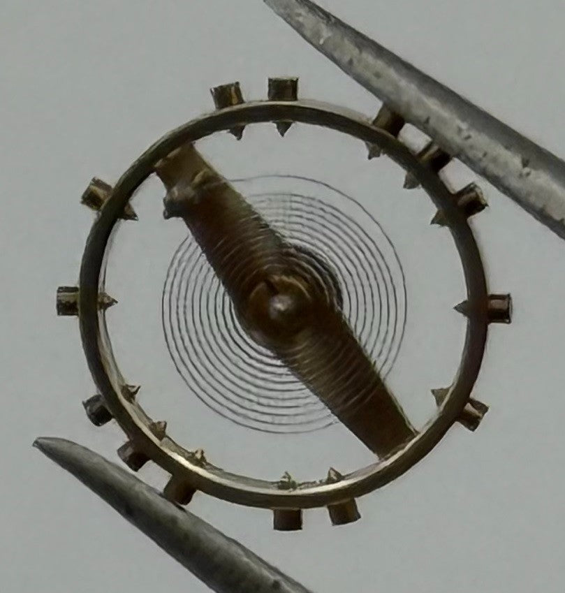 AS 970 Balance Wheel Complete And Spring Renata 28 M Watch Movement Parts NOS