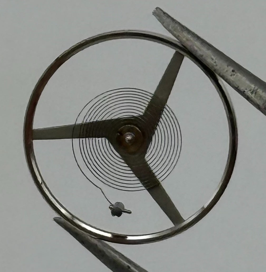 FHF 73 731 Balance Wheel Complete And Spring Renata 672 Watch Movement Parts NOS