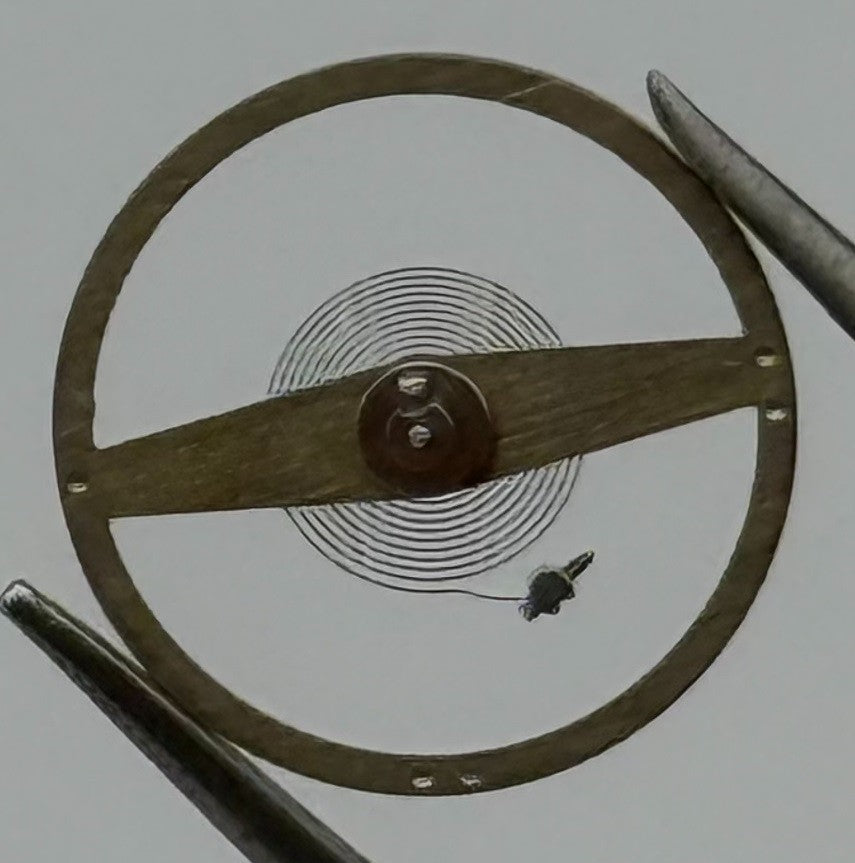 Forster 194 Balance Wheel Complete And Spring 1588 Watch Movement Parts NOS