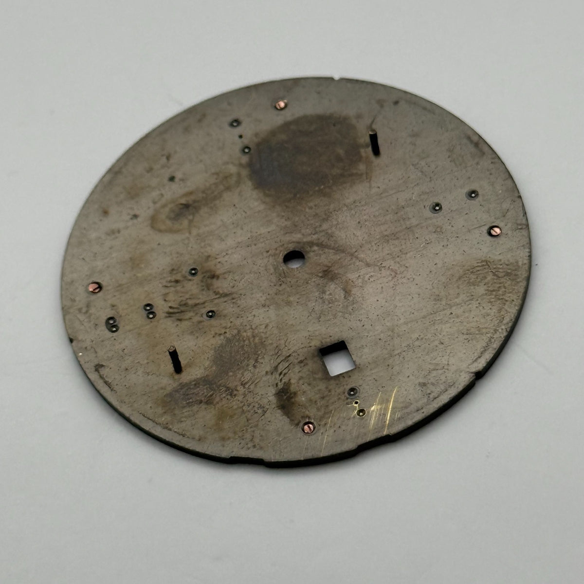 Seiko 5M82-0AK0 Watch Dial Kinetic 100M Black Japan Spare Parts Repair 36.4mm