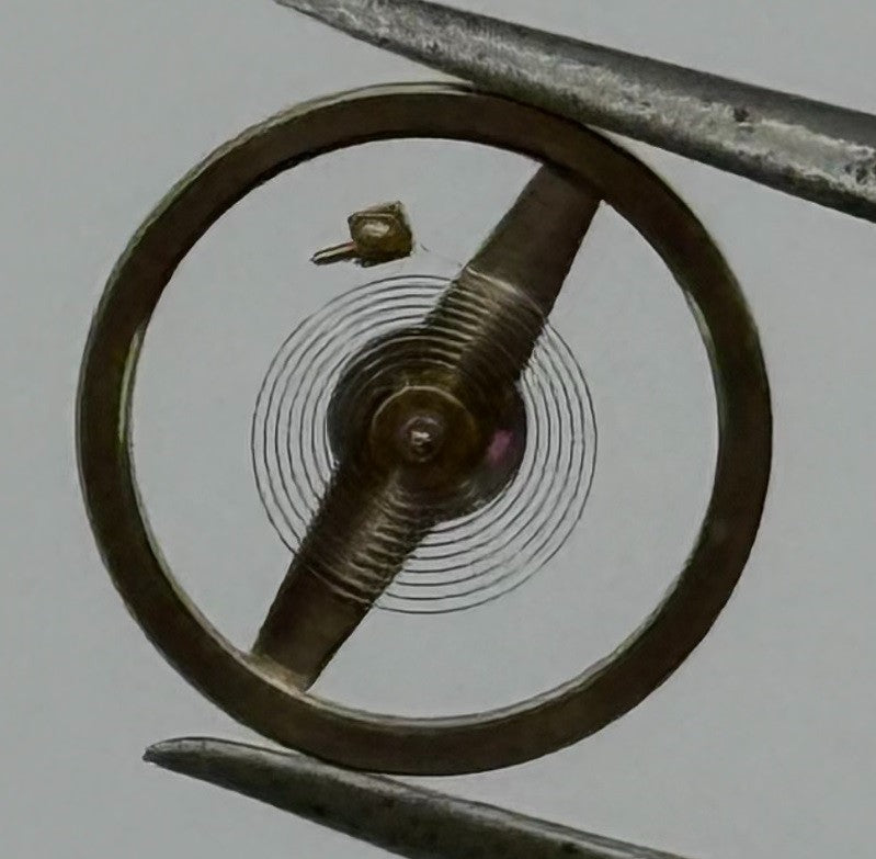Amida 562 Balance Wheel Complete And Spring 8¾’’’ 874 Watch Movement Parts NOS