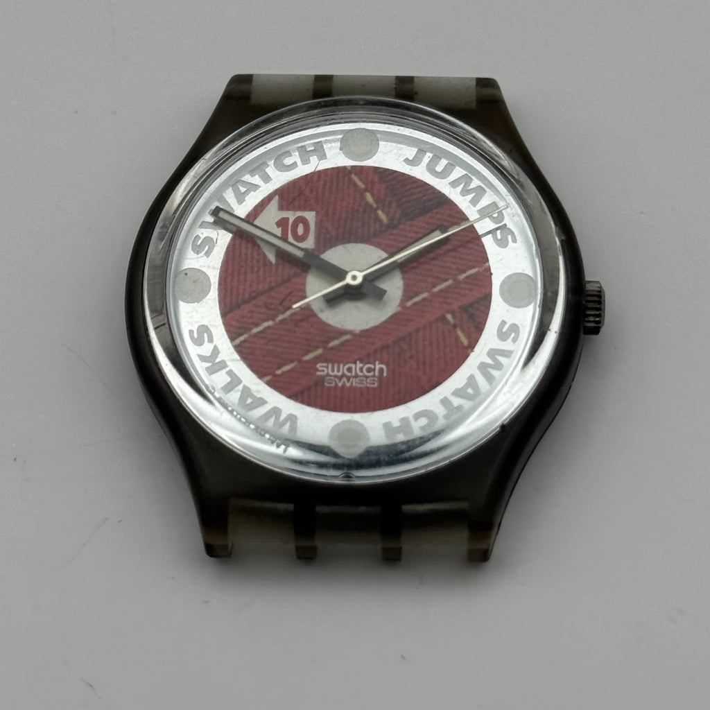Vintage Swatch Gent Watch GM131 Athletics 1994 ETA Quartz Swiss 33mm Parts 
