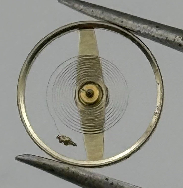Oris 671 672 Balance Wheel Complete And Spring 8¾''' 1724 M Watch Movement NOS