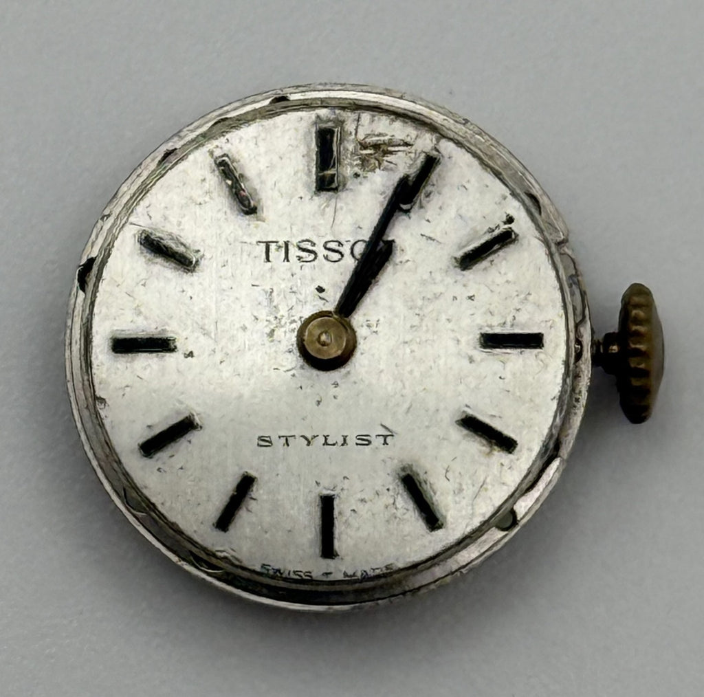 Tissot 709-2 Watch Movement - Running - For Parts / Repair