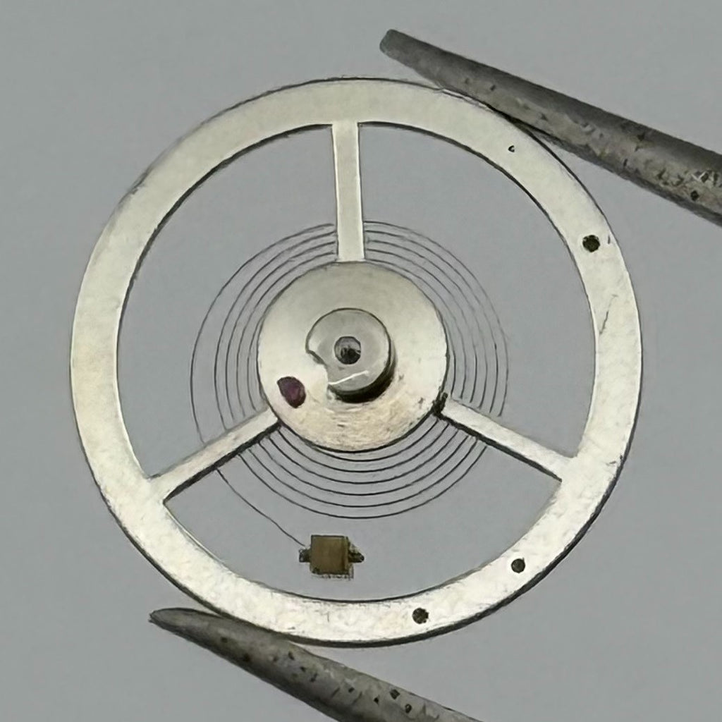 Brac 500 512 528 Balance Wheel Complete And Spring 1819 Watch Movement Parts NOS