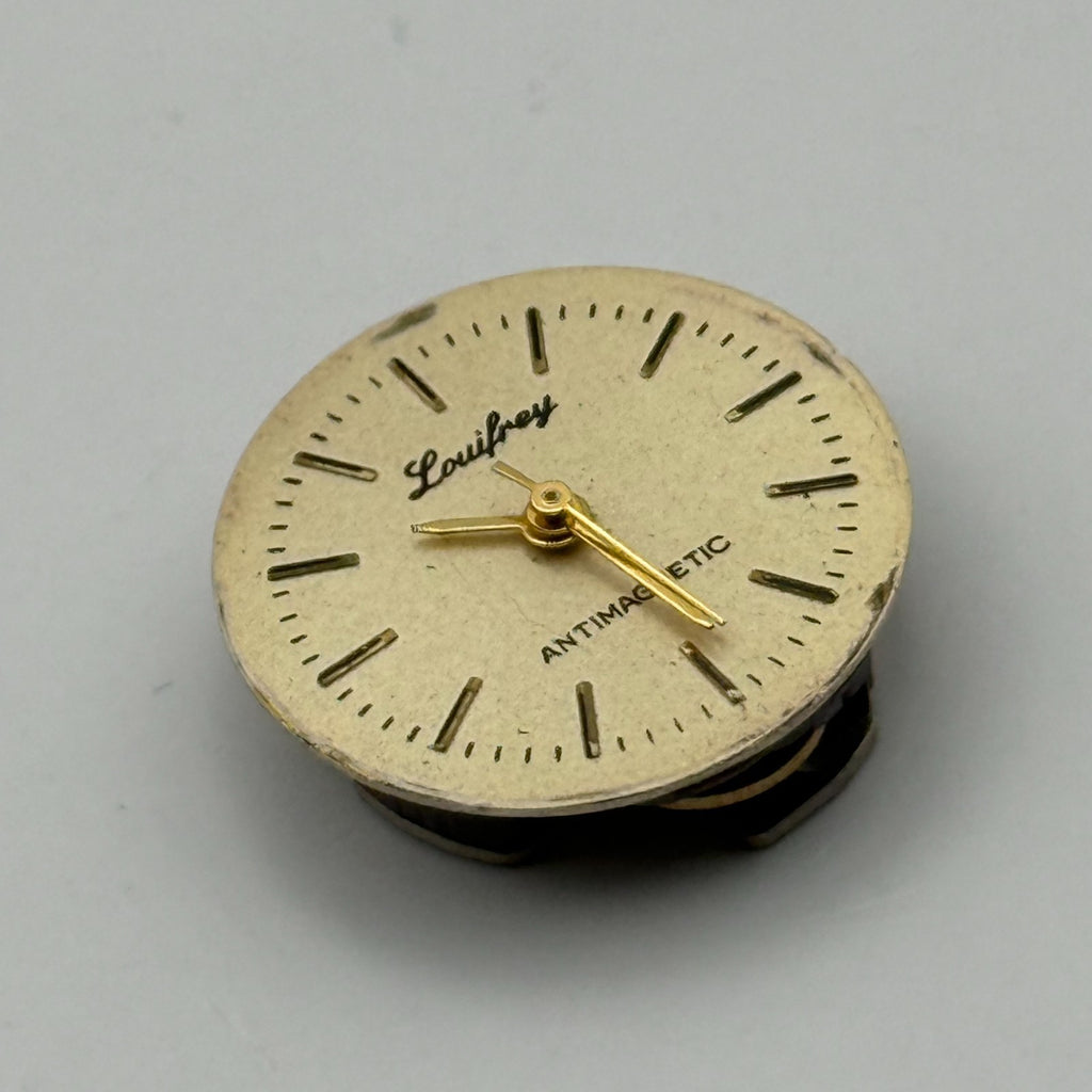 Louifrey  Watch Movement No Jewel Unadjustment Manual Wind Parts Repair 15.1mm
