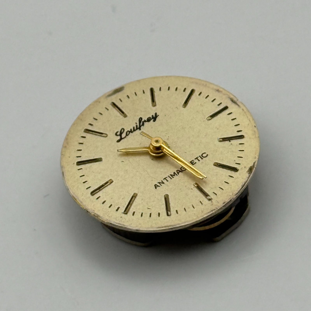 Louifrey  Watch Movement No Jewel Unadjustment Manual Wind Parts Repair 15.1mm
