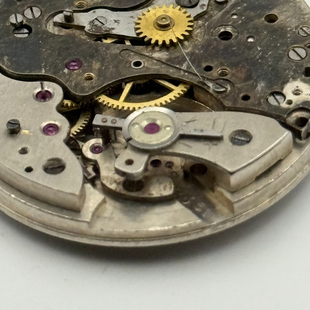 Landeron 51 Watch Movement - Chronograph - For Parts / Repair - 31.6mm