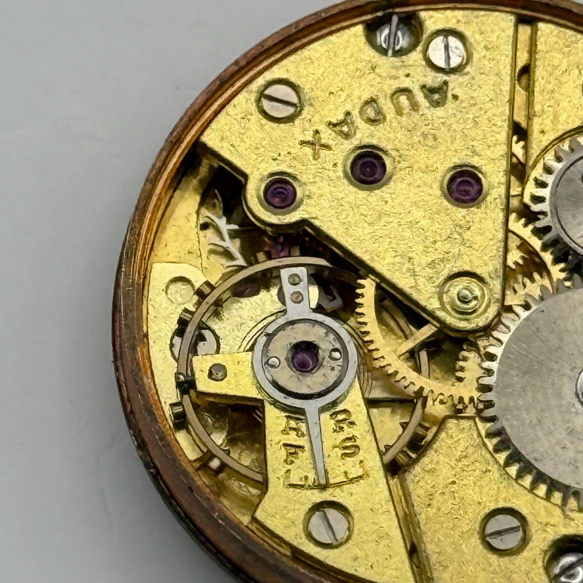 Audaux 180 Watch Movement - Running - For Parts / Repair - 25.6mm