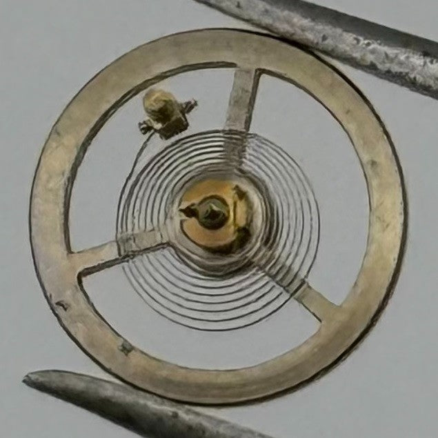 Ebosa 86 87 Balance Wheel Complete And Spring 8¾’’’ 1249 Watch Movement Parts