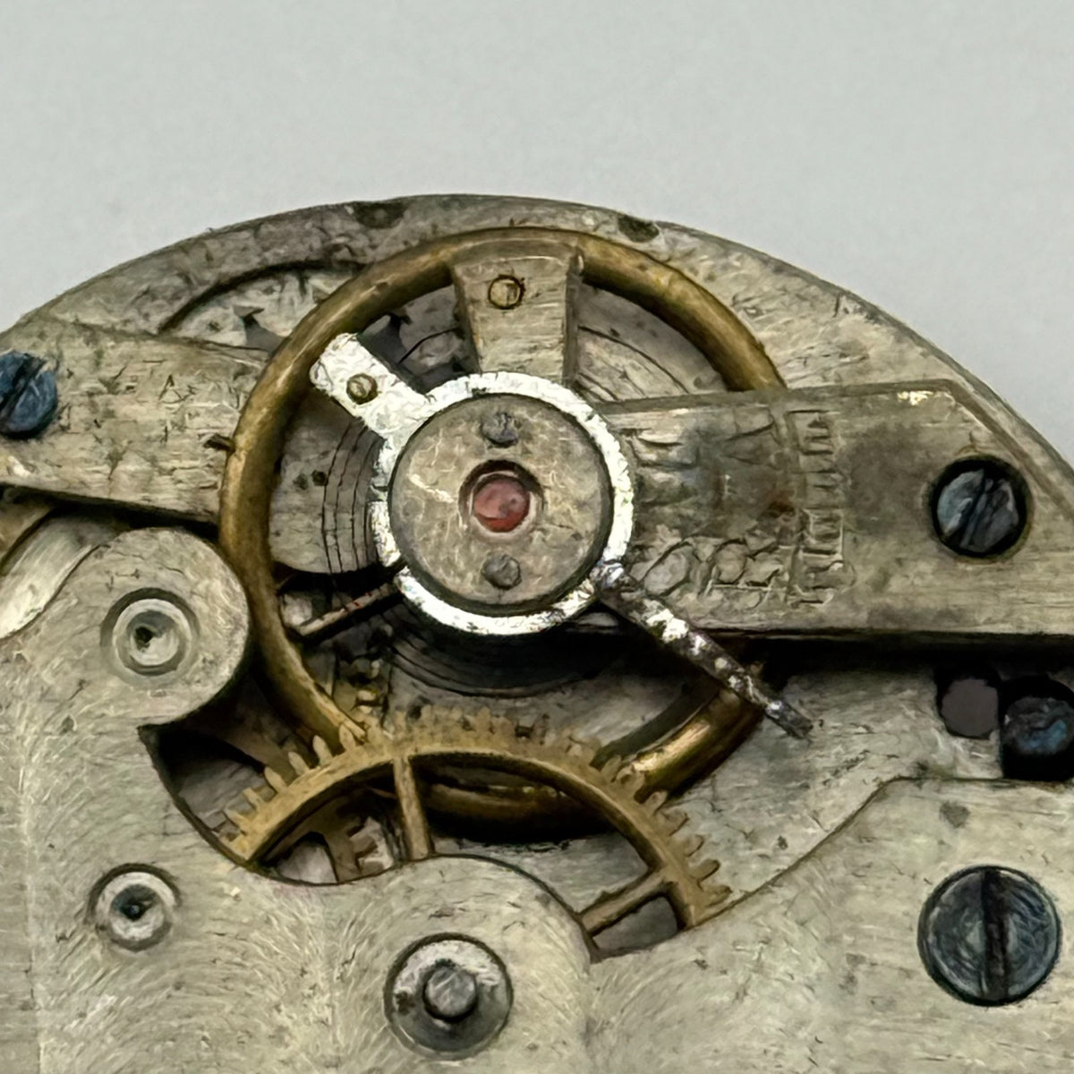 Unidentified Watch Movement Swiss Manual Wind Vintage Parts Repair 28.2mm