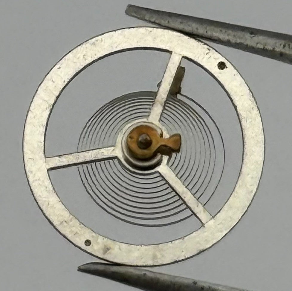 Brac 180 Balance Wheel Complete And Spring 12’’’ Pour Watch Movement Parts NOS