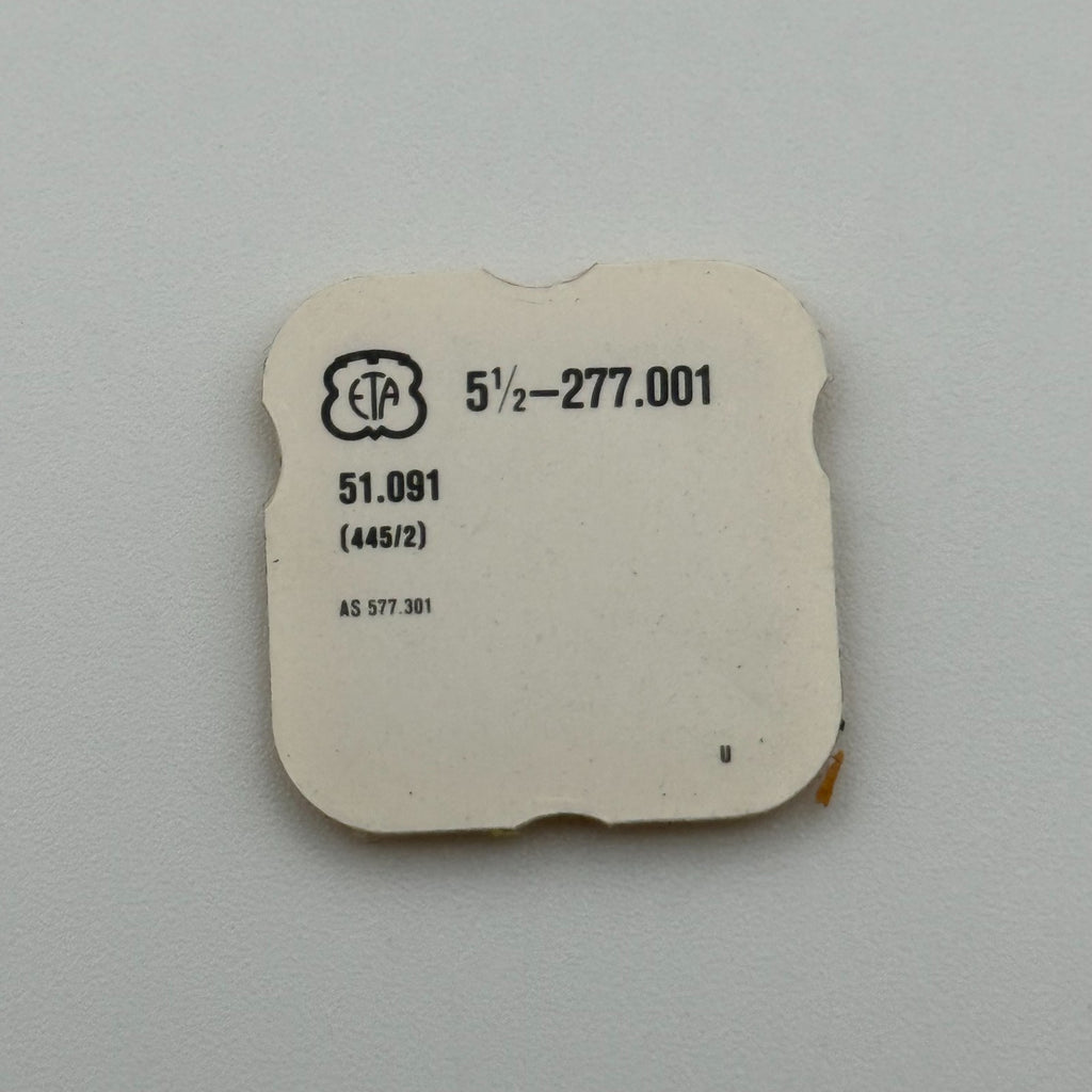 ETA 277.001 Setting Lever Spring - 5 1/2 - 445/2 - New Old Stock - Watch Parts