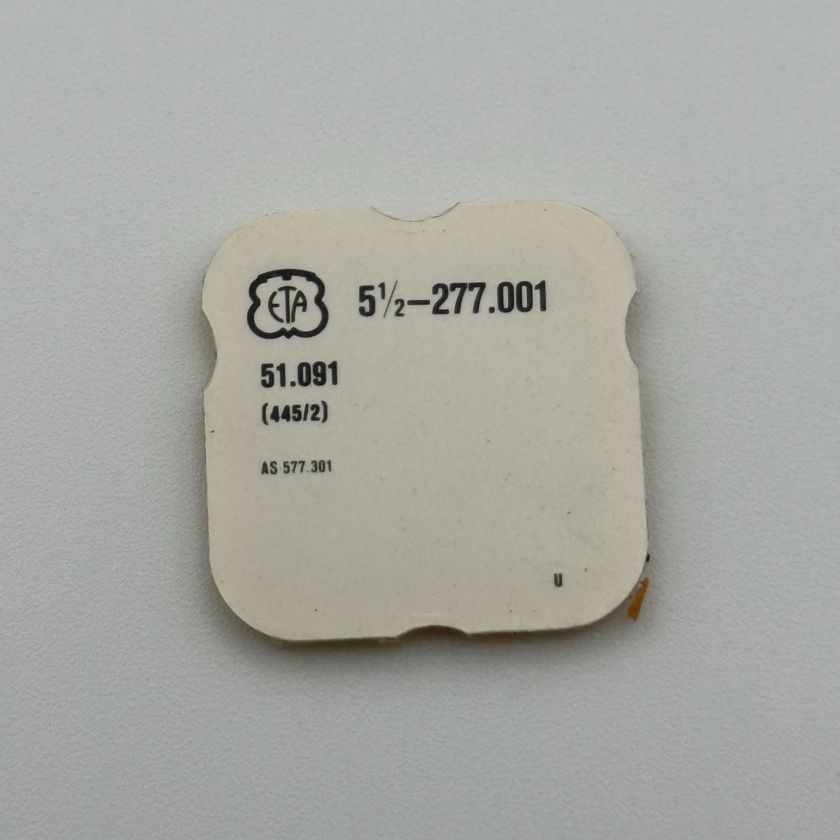 ETA 277.001 Setting Lever Spring - 5 1/2 - 445/2 - New Old Stock - Watch Parts