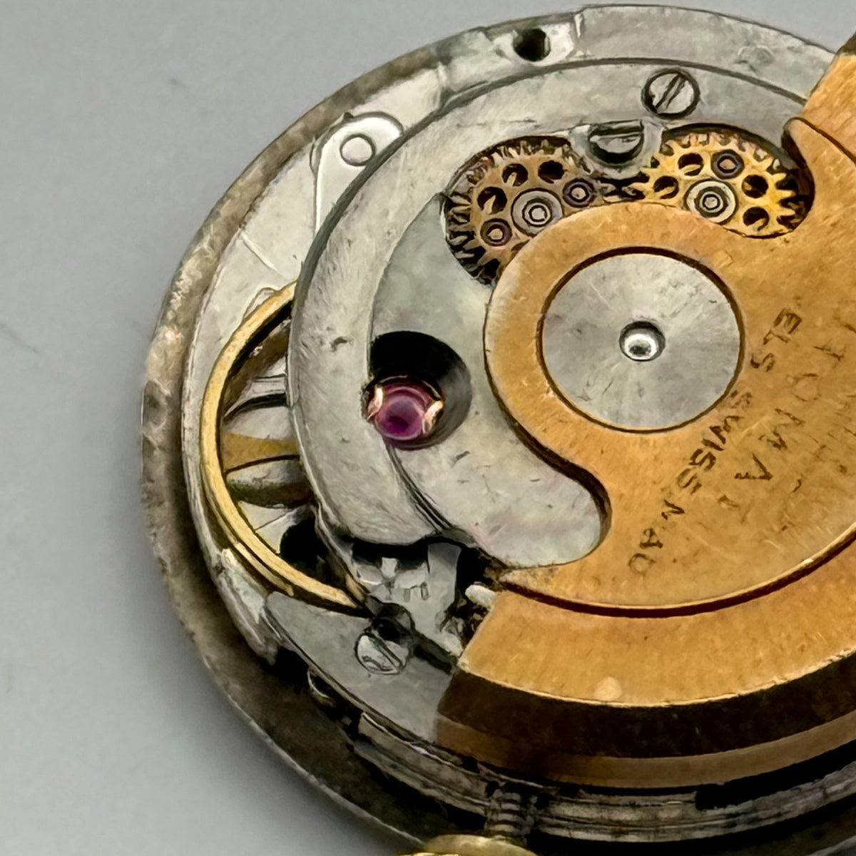 MST 473 Watch Movement Roamer Ladies Date Running Automatic Vintage Parts 17.3mm