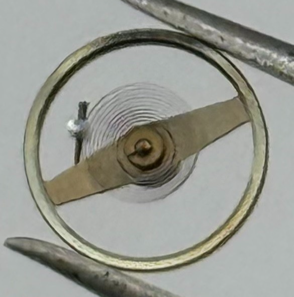 Frego 30 Balance Wheel Complete And Spring 6¾’’’ 404 Watch Movement Parts NOS