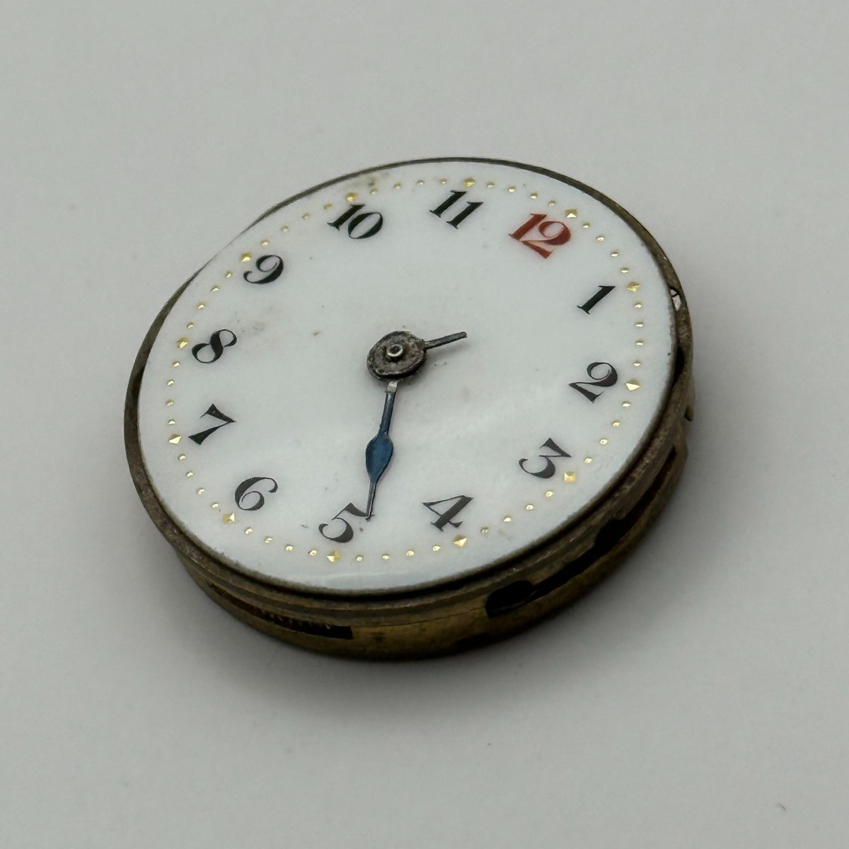 Stauffer S S & Co Trench Watch Movement - For Parts / Repair - 24.4mm