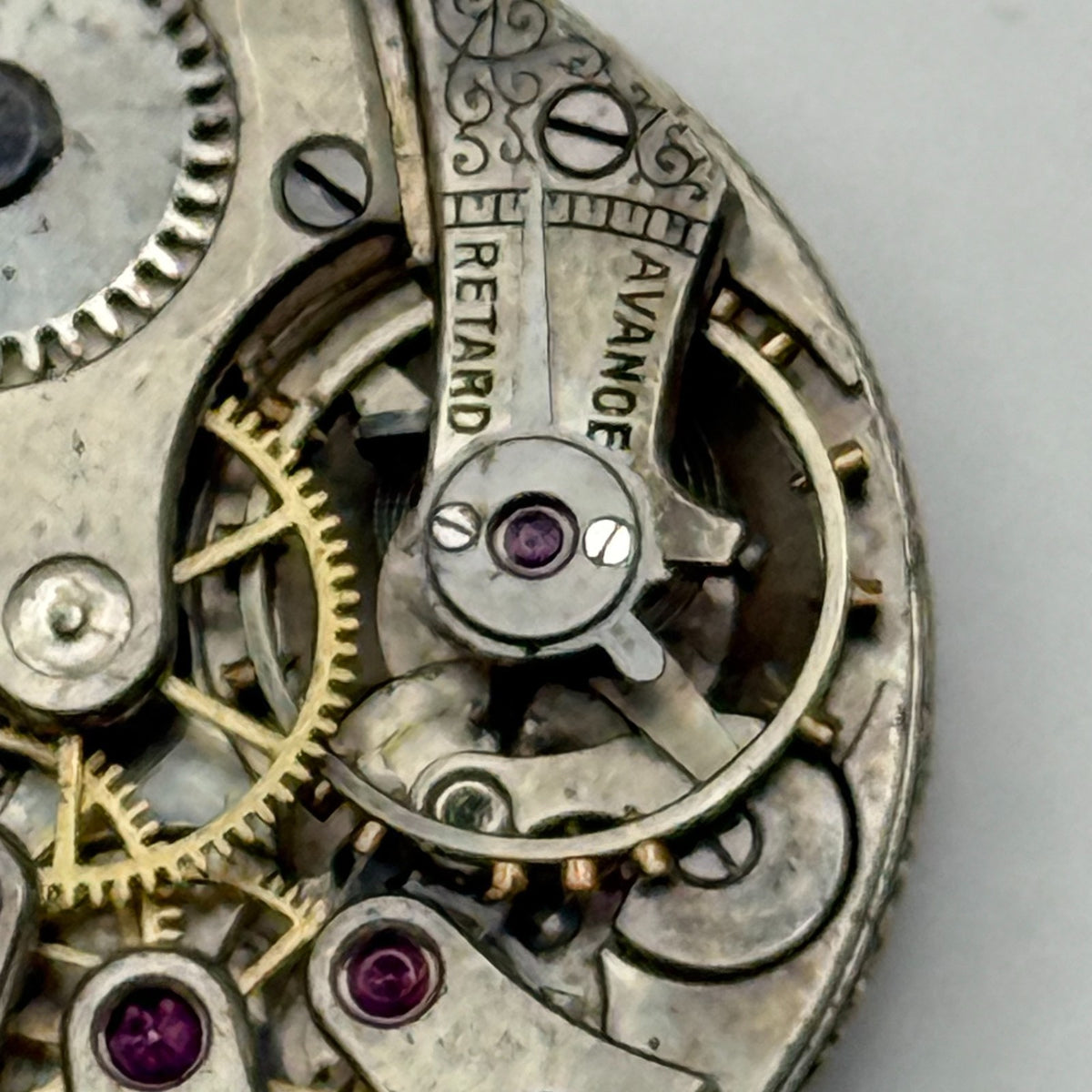 Unidentified 996 Watch Movement Manual Wind Vintage Parts Repair 24.2mm