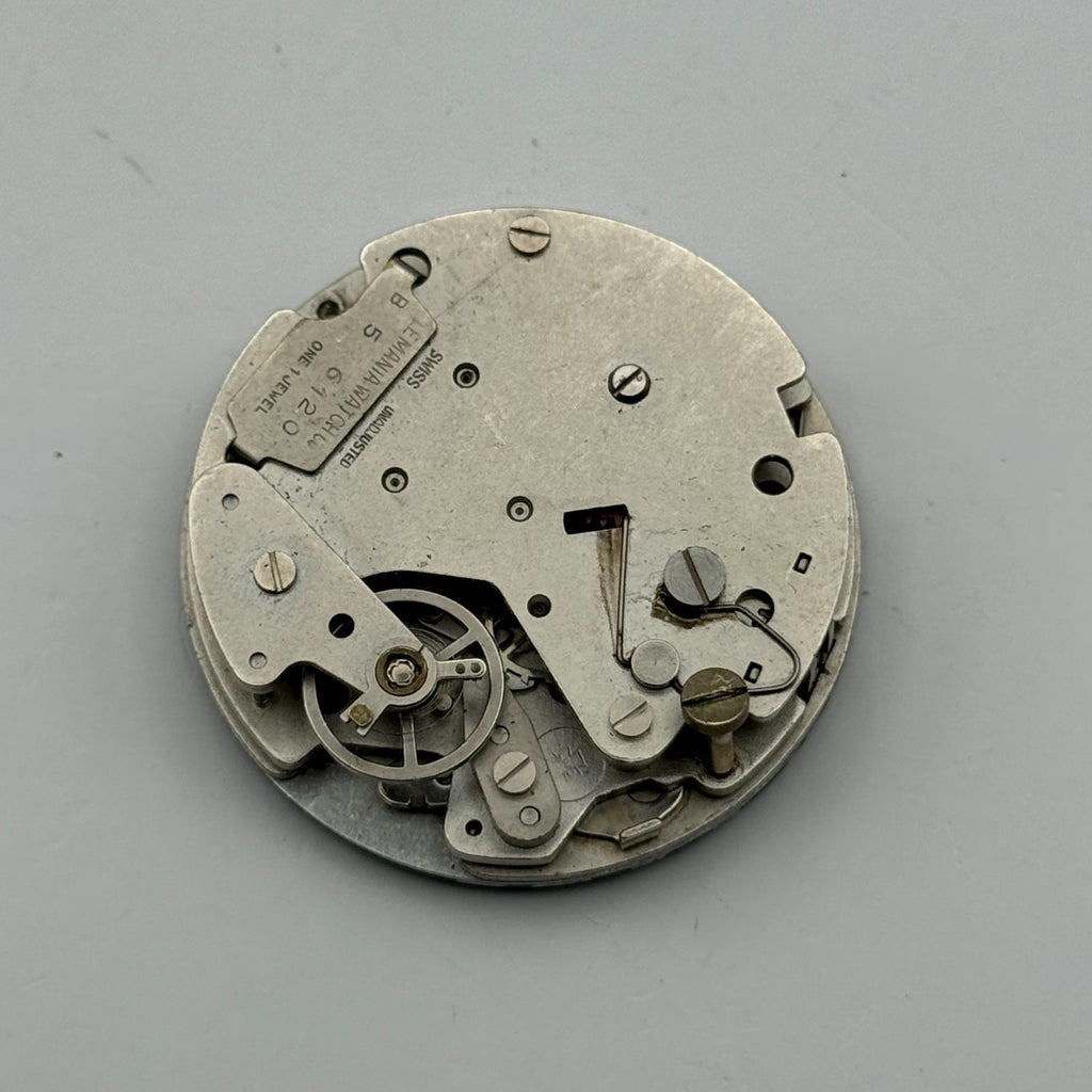 Lemania 1 ATU Watch Movement Yacht Timer Rare B5 6120 Stopwatch 1 Jewel Parts