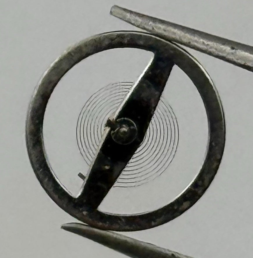 RL 7013 Balance Wheel Complete And Spring 10½’’’ 5068 Watch Movement Parts NOS