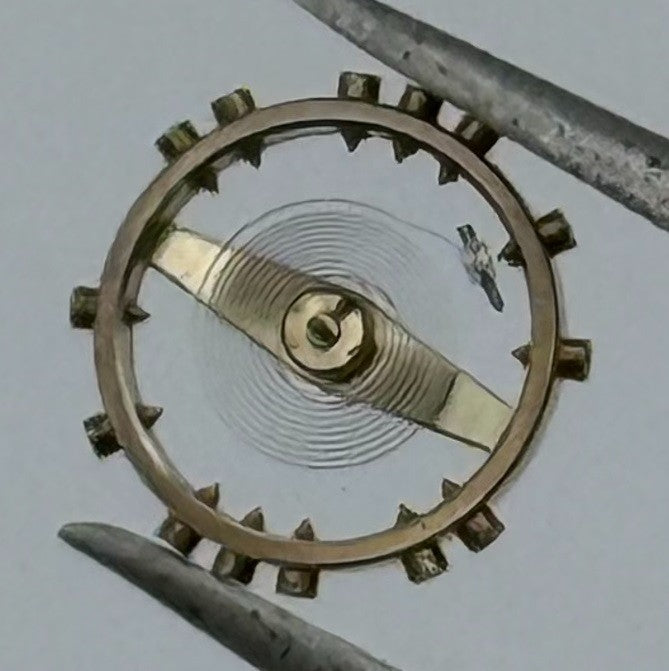Femga 45 Balance Wheel Complete And Spring 5½’’’ 1006 M Watch Movement Parts NOS
