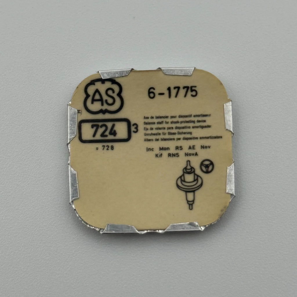 AS 1775 Balance Staff Pack Of 3 - 6 - 724 - New Old Stock - Watch Parts