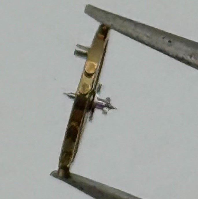 AS 970 Balance Wheel Complete And Spring 8¾’’’ 27 M Watch Movement Parts NOS