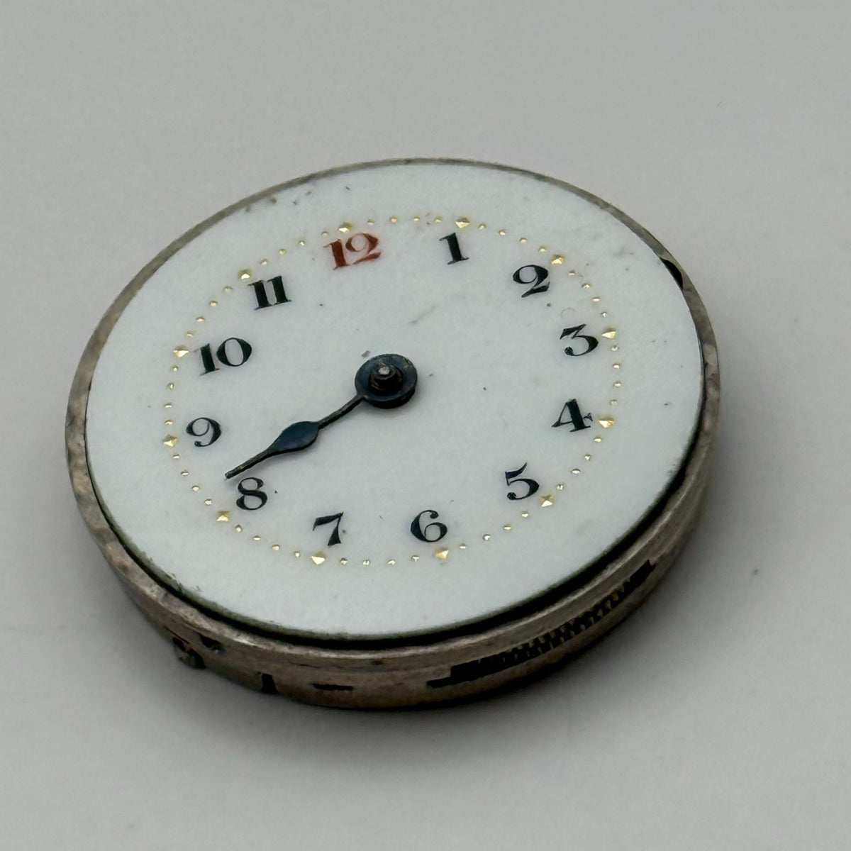 Unidentified 996 Watch Movement Manual Wind Vintage Parts Repair 24.2mm