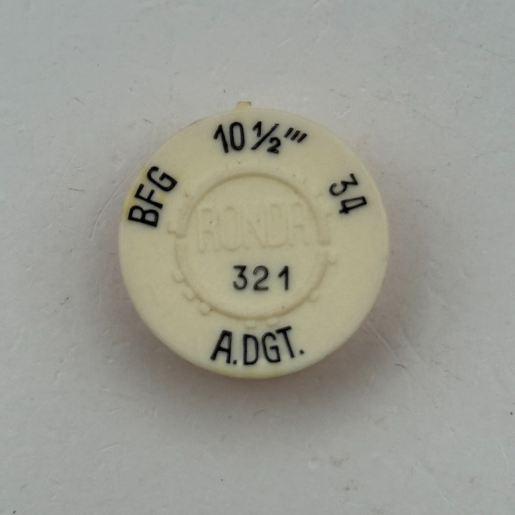 BFG 34 Balance Wheel Complete And Spring 10½’’’ Ronda 321 Watch Movement Parts