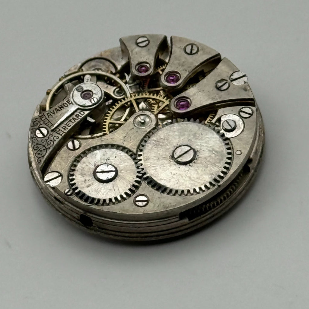 Unidentified 996 Watch Movement Manual Wind Vintage Parts Repair 24.2mm