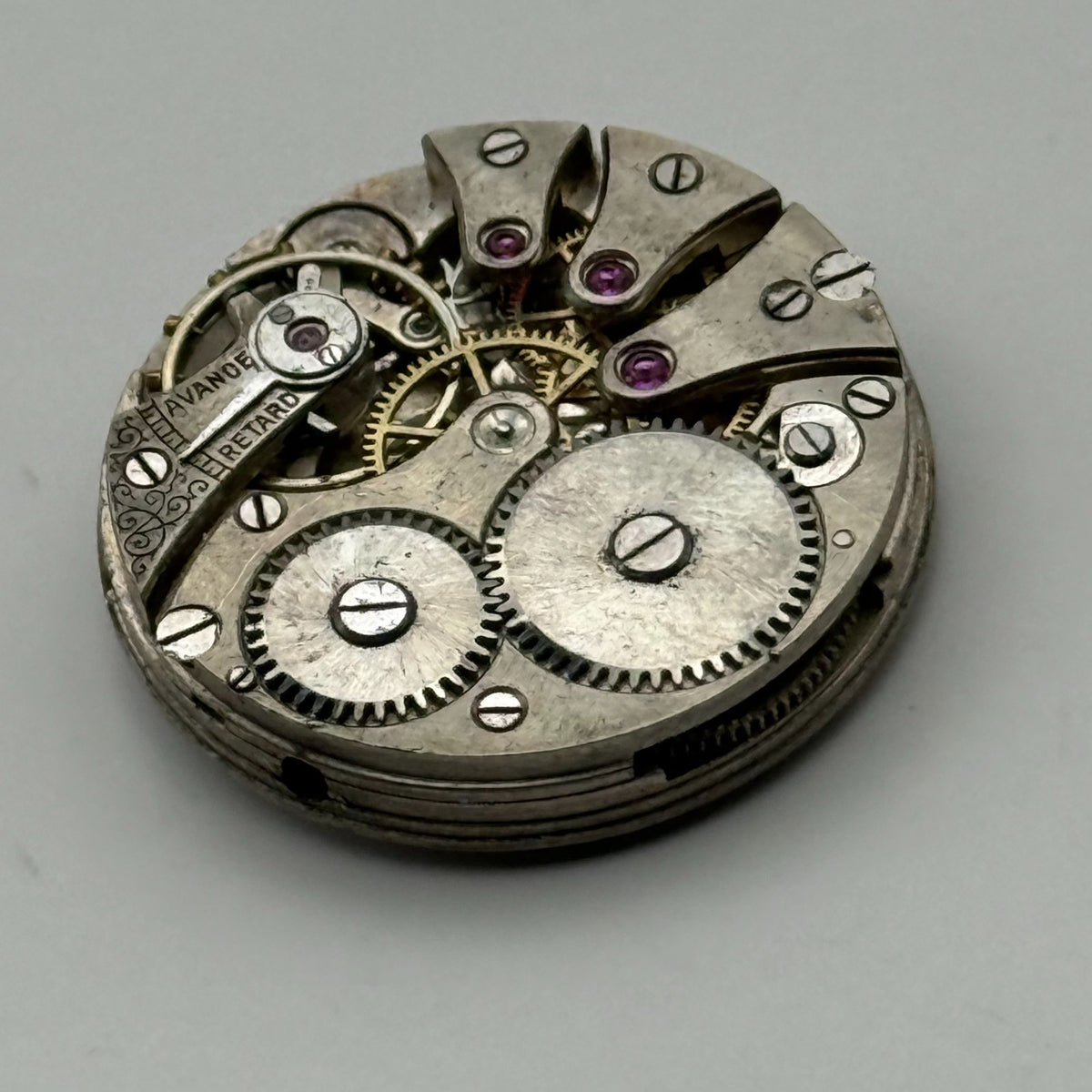 Unidentified 996 Watch Movement Manual Wind Vintage Parts Repair 24.2mm