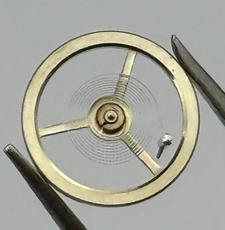 EB 1297 1469 Balance Wheel Complete And Spring Renata 117 Watch Movement Parts
